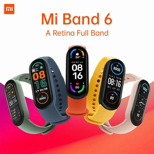 Xiaomi Mi Band 6 Smart Bracelet 4 Color Touch Screen Miband 5
