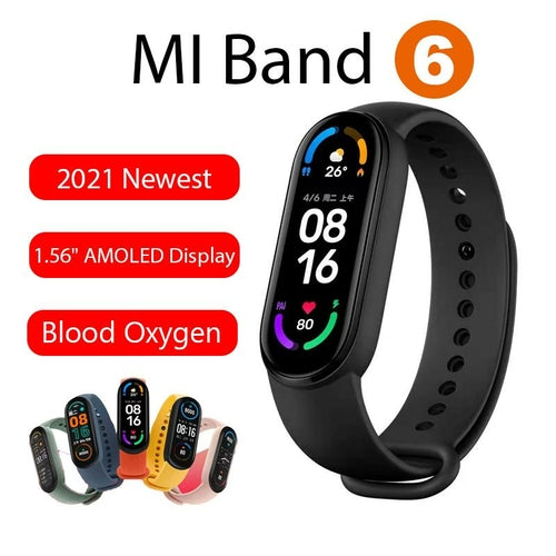 Xiaomi Mi Band 6 Smart Bracelet 4 Color Touch Screen Miband 5